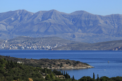 Blick nach Albanien